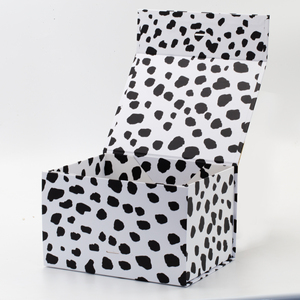 Custom Printing Dots Stripe Pattern Folding <b>Box</b> with <b>Large</b> Size Package for <b>Gift</b> Clothing Garment Shoes Packing <b>Box</b> - Product Image 2