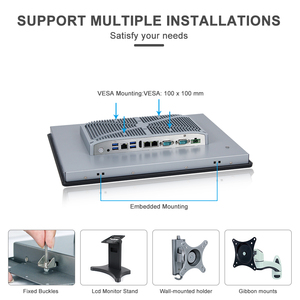 Panel PC Táctil Industrial de 17 Pulgadas con HMI, Linux, Win <span class=keywords><strong>10</strong></span>/11 <span class=keywords><strong>LTSC</strong></span>, IP65, Paneles de Control Integrados, Accesorios para Computadoras Industriales - Product Image 5