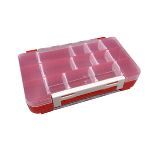 OEM 5コンパートメント釣り道具箱 釣りルアーボックス プラスチックオーガナイザーボックス 収納 5グリッドアクセサリーケース 釣り道具 - Product Image 1