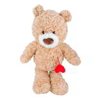 Vente chaude Logo Personnalisé Jouets En Peluche Personnalisé Battement De Coeur Ours En Peluche Animaux En Peluche Amour Soins Ours En Peluche Super Saint Valentin Cadeau