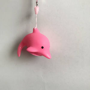 Diseño creativo de juguetes calientes Cordón de plástico/silicona Luz nocturna flash colorida con delfines Ballenas Juguete iluminado EN71 - Product Image 4