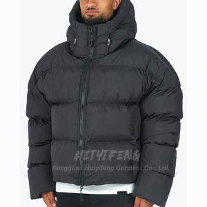 Piumini imbottiti in piumino d'oca bianchi da esterno antivento invernali personalizzati 100% piumini <span class=keywords><strong>oversize</strong></span> in poliestere con Zip - Product Image 3