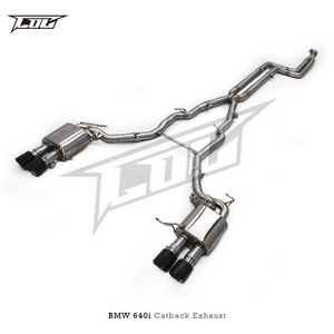 Sistema de escape Catback de acero inoxidable OEM SS304 para <span class=keywords><strong>BMW</strong></span> 640/640i N55 3,0 T 2012-2018 silenciador de tubo de escape de válvula de coche deportivo de carreras - Product Image 3