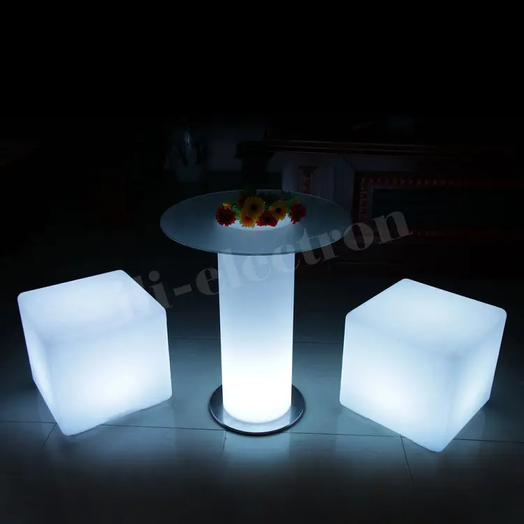 LED Glas Steht isch Party Cocktail Tisch