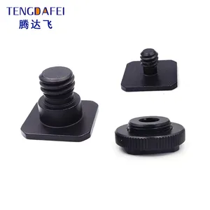 Tùy chỉnh nhiếp ảnh Speedlight Microphone Phụ Kiện máy ảnh Hot Giày núi Adapter 1/4 "3/8" 5/8 "inch cho <span class=keywords><strong>Canon</strong></span> kỹ thuật số cam - Product Image 2