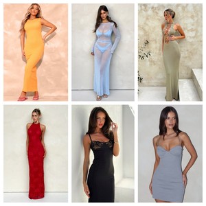 Vestido de Verano 2026 para Mujer, Casual, Elegante, Ajustado, Sexy, Entrega Aleatoria al por Mayor - Product Image 1