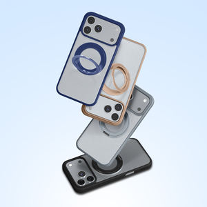 Funda Magnética Giratoria de 360 Grados para Teléfono con Soporte de Aluminio, Parachoques de TPU Flexible y Soporte de Aluminio para iPhone - Product Image 5