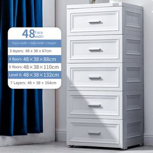 Armadio Moderno Multistrato per Bambini, Mobile Contenitore con Cinque Cassetti Rinforzati in Metallo e Plastica, <span class=keywords><strong>Design</strong></span> per Camera da Letto - Product Image 6