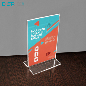 Dsp Việt Nam Nhà máy Máy tính để bàn kim loại trong suốt vòng cho thuận tiện trang chuyển Acrylic lịch và khung ảnh hiển thị đứng - Product Image 2