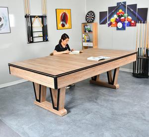 <span class=keywords><strong>Table</strong></span> de <span class=keywords><strong>billard</strong></span> et de salle à <span class=keywords><strong>manger</strong></span> en MDF de 7 pieds et 8 pieds avec deux en un, <span class=keywords><strong>table</strong></span> de <span class=keywords><strong>billard</strong></span> élégante, style américain, 9 boules - Product Image 3