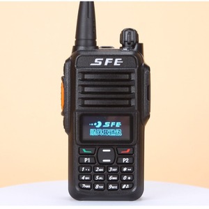 Radio bidirectionnelle Sfe 400-470 MHz numérique et analogique double mode, portée 10 km, IP54, appareil de communication portable pour extérieur - Product Image 1