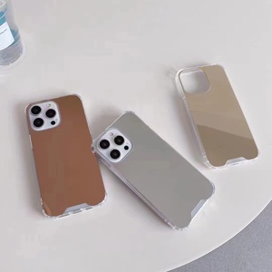 Antichoc tpu pc miroir coques de téléphone portable pour <span class=keywords><strong>iphone</strong></span> 15 14 pro max 13 12 <span class=keywords><strong>11</strong></span> fille femme maquillage couverture de téléphone - Product Image 6