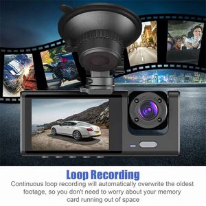 Cámara DVR para Auto con Grabación en Bucle, 1080P HD, Tres Lentes, Wifi, Super Visión Nocturna, Cámara Delantera y Trasera con Pantalla IPS Grande - Product Image 4