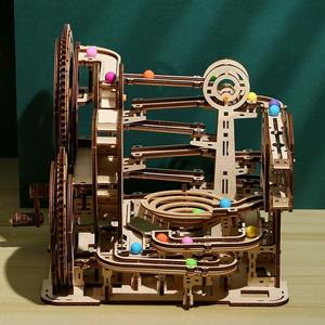 3D ปริศนาไม้ออกแบบเองชื่อแบรนด์ <span class=keywords><strong>DIY</strong></span> โลโก้บรรจุภัณฑ์ประกอบของเล่นหินอ่อนเพื่อการศึกษาชุดรูปแบบ101-500ชิ้น3-5ชิ้น - Product Image 3