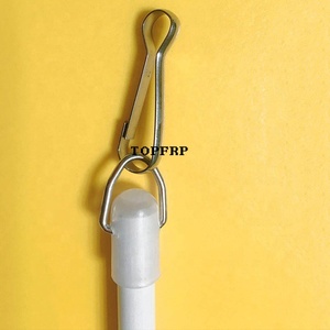 Hot Sale Fiberglass <b>Curtain</b> Baton Handle Stick <b>with</b> Metal <b>Hook</b> - Product Image 4