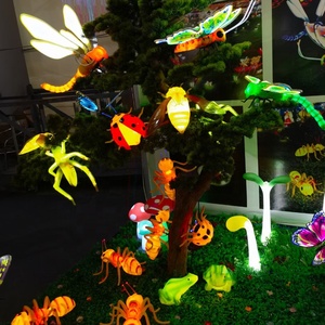 Lumières solaires dynamiques extérieures de motif d'animal d'insecte de libellule de papillon de LED pour l'éclairage au sol décoratif de festival de <span class=keywords><strong>camping</strong></span> de parc - Product Image 2