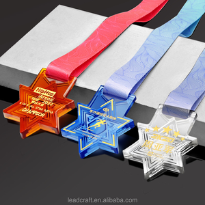 Acrylic Medals Glass Medal Crystal Medals Basketball Rugby