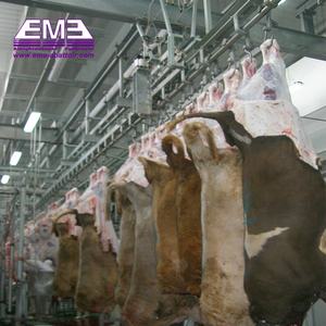 Rail professionnel de viande d'équipement de maison d'abattage de machine de vache avec des crochets d'abattoir pour l'usine de boucher de boeuf <span class=keywords><strong>Halal</strong></span> afrique - Product Image 5