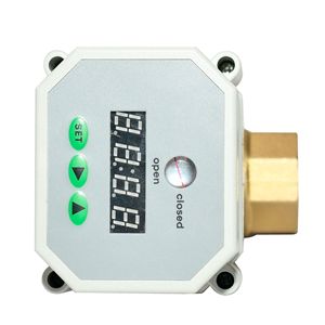 Vanne à boisseau sphérique électrique DN20 1 pouce en bronze pour eau et air, avec contrôle automatique par minuterie et bonne étanchéité pour systèmes de plomberie - Product Image 4