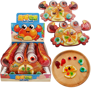 Caramelle Gommose a Forma di Granchio BESTAR, Confezione Personalizzabile, Gusti Frutta Assortiti, Mini Pezzi, Snack per Feste per Bambini - Product Image 4