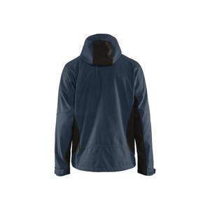 Blaklader-475325168699XXXL softshell มีฮู้ดสีน้ำเงินเข้ม/สีดำ-EAN แจ็คเก็ตทำงาน7330509689479 - Product Image 2