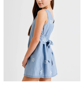 Adorable Vestido de Verano de Algodón para Niñas con Diseño Atractivo, Sensación Ligera y Comodidad Transpirable, Perfecto para Uso Diario y Fiestas - Product Image 5