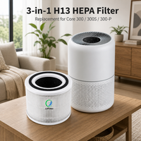 Filtre HEPA H13 3-en-1 en gros pour purificateur d'air domestique Levoit Core 300 300S – Fourniture OEM de rechange