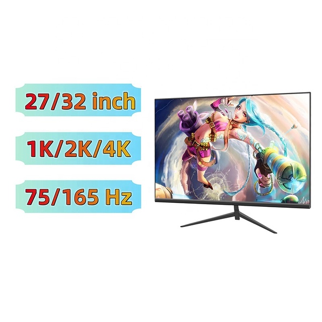 2024 New 27-Inch 32-Inch Gaming/Office Monitor 75Hz 165Hz Response Time 1MS IPS Panel for Desktop Use