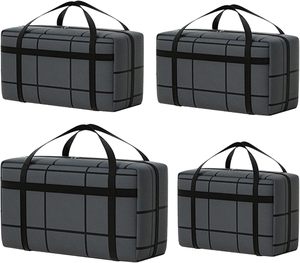 Sac de rangement pour couettes, grande capacité, épais et résistant, avec poignée portable, sac de déménagement, sac de voyage - Product Image 1