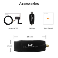 Récepteur de tuner de récepteur Radio numérique d'antenne DAB + pour l'autoradio Android universel FM à DAB 009 Box diffusion Audio numérique