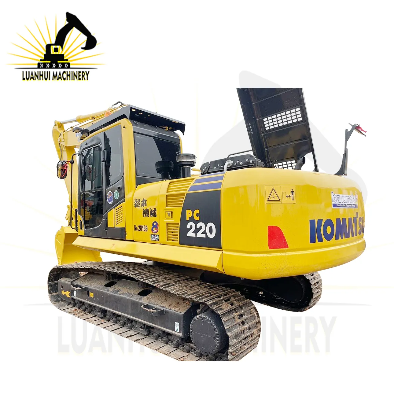 Komatsu PC220-8 von der japanischen Marke ist eine mittlere gebrauchte Maschine Ausrüstung Bagger