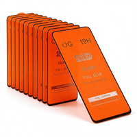 Protection d'écran en verre trempé 21D Full Glue 19H pour OPPO A96 A80 A40 A60 A97, anti-traces de doigts, sans bulles, HD, transparente