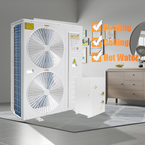 Bomba de Calor Solar Doméstica de Acero Inoxidable R410A de 19-39kW, Tipo Split Aire-Agua, con WIFI, Calentador de Agua, Sistema Split DC - Product Image 1