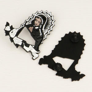 Metal Brooch Badge Lapel Pin Saintess Enamel Pin Hat Brim Clip Custom Mexico Cowboy Hat Pins <strong>San</strong> <strong>Judas</strong> - Product Image 1