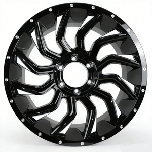 Rines <span class=keywords><strong>de</strong></span> Aleación <span class=keywords><strong>de</strong></span> Aluminio Blancos y Negros <span class=keywords><strong>de</strong></span> 17 Pulgadas REW Populares, Usados para Modificación <span class=keywords><strong>de</strong></span> Vehículos <span class=keywords><strong>Todoterreno</strong></span> - Product Image 3