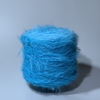 Fil à plumes de 8 cm, fil de vison cristallin de haute qualité, 100 % nylon, pour pulls, écharpes, chapeaux et couvertures