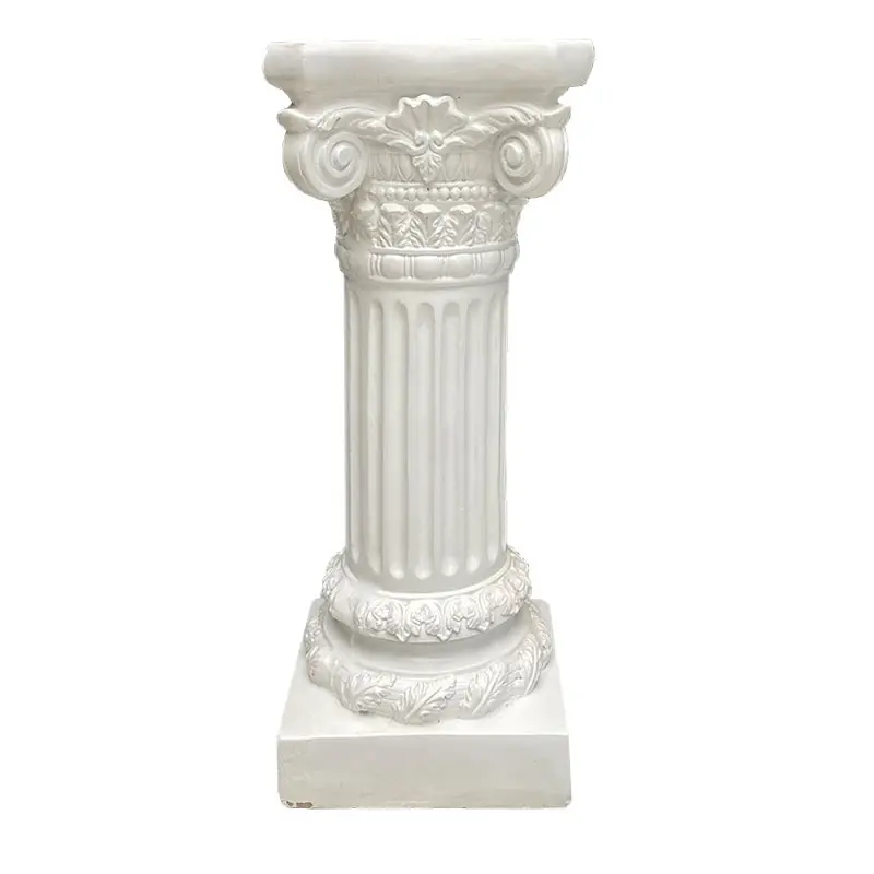 Brown roman round decorative pillars