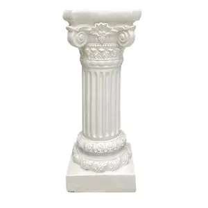 Brown roman round decorative pillars