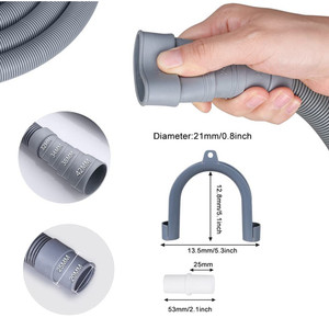 <span class=keywords><strong>Tuyau</strong></span> de <span class=keywords><strong>vidange</strong></span> de machine à laver à tambour épaissi <span class=keywords><strong>tuyau</strong></span> d'extension de <span class=keywords><strong>tuyau</strong></span> de descente <span class=keywords><strong>tuyau</strong></span> de sortie de <span class=keywords><strong>lave</strong></span>-<span class=keywords><strong>vaisselle</strong></span> correspondant - Product Image 2