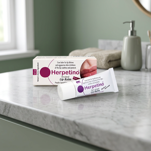 Bálsamo Labial Herpetino con Brillo 10ml, Crema en Gel con Sabor a Frutas, Hidratante, Voluminizador, Nutritivo, Maquillaje Resistente al Agua, Tamaño Regular - Product Image 3