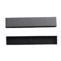 Boîtes à stylos noires de haute qualité, présentoirs en plastique, papier, cuir PU avec logo personnalisé, boîte à stylos cadeau, personnalisation