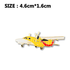 Tendencia personalizada insignia de aviación luchador metal avión broche helicóptero esmalte pin caso - Product Image 3