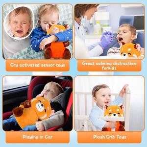 Bebé lindo oso suave juguetes educación temprana respiración oso Koala música sueño relajante juguete de peluche con latido del corazón - Product Image 2