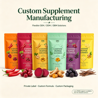 Gummies SYC BIO au Poivre de Cayenne, Aubépine, Betterave et Curcuma – Antioxydant pour la Vitalité Quotidienne des Adultes – 60 Gummies – Marque Privée OEM