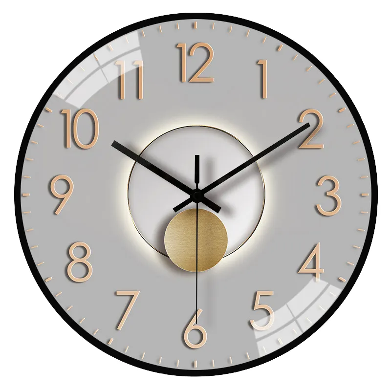 Customized sublimation blank MDF clock circular wall clock blank photo clock