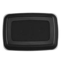 Boîte à emporter pour restaurant Tiya en gros, 32 oz, rectangulaire, compatible micro-ondes, contenants jetables en PP, sans BPA