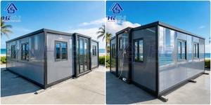 Casa Contenedor Prefabricada Expandible de 20 Pies, 3 Dormitorios, Cocina, Aislada, Móvil, Llave en Mano, 1000 kg/m³ de Densidad, Casita - Product Image 3