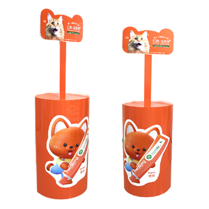 पालतू स्टोर प्रदर्शन के लिए उच्च गुणवत्ता वाले कार्डबोर्ड पैलेट डिस्प्ले रैक - Product Image 4