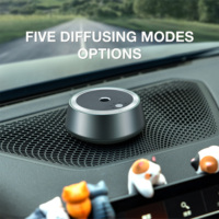 Diffuseur d'air intelligent pour voiture en alliage d'aluminium, diffuseur d'aromathérapie sans eau pour voiture, diffuseur de parfum pour voiture, allumage/extinction automatique intelligent