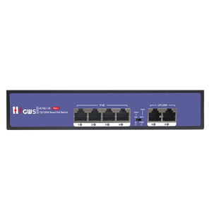Công tắc POE <span class=keywords><strong>4</strong></span> cổng với 250 mét PoE 100M PoE <span class=keywords><strong>Switch</strong></span> 65W cho cơ sở hạ tầng mạng - Product Image 3
